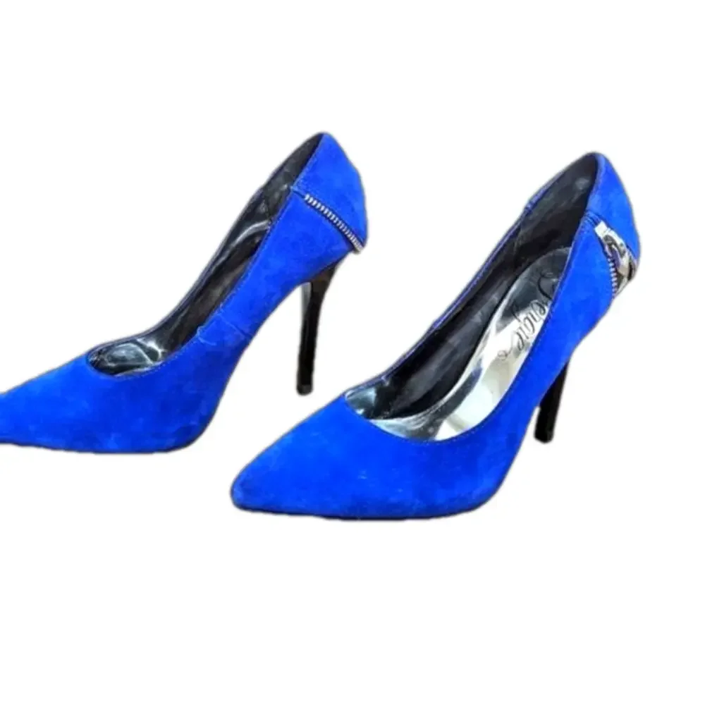 Fergie electric blue high pumps - Picture 1 of 6